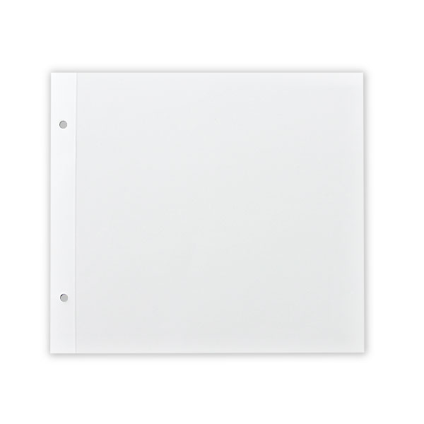 Fotoalbum Isa Ersatzseitencremefarbener blanco Karton mit Bohrung