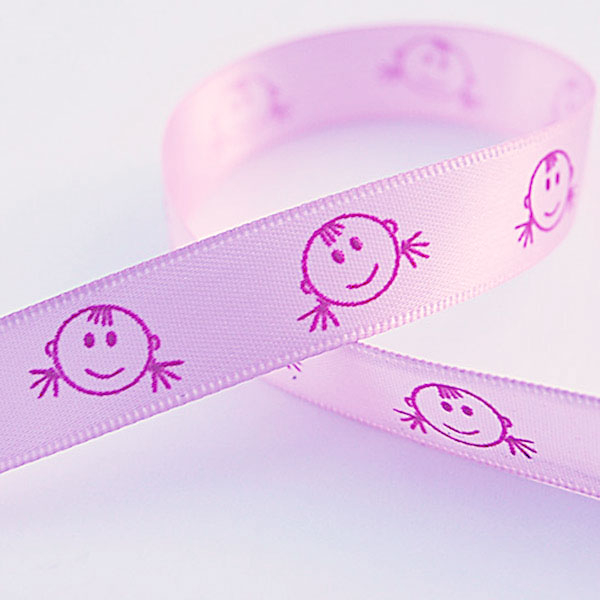Geschenkband, Band, rosa, Babygesicht
