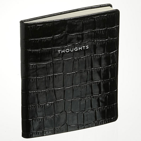 Notizbuch, ledergebunden, Tagebuch, Trixi Gronau
