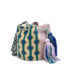 Guanabana Crossbody Tasche Hutt flieder grün