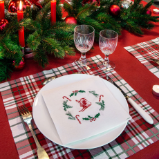 Paviot Servietten PÈRE NOEL SKI Weihnachtsmann