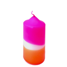 Pink Stories Stumpenkerze DIP DYE PINK UNICORN