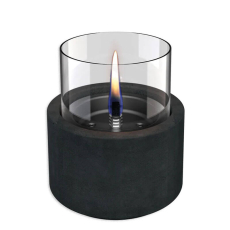 Tenderflame Kerze LOTUS 12 schwarz MgO