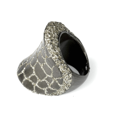 Kmo Ring PATTERN silber