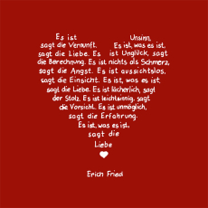 Bild LIEBESGEDICHT rot