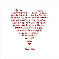 Bild LIEBESGEDICHT weiss