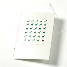 Trixi Gronau Weihnachtskarte MINI REHREIHE
