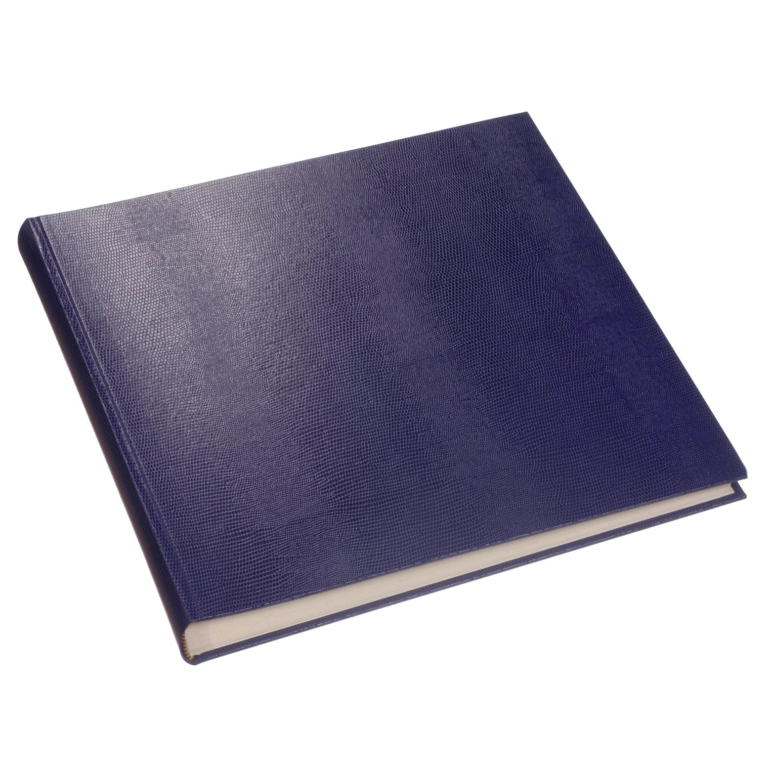 FABIA photo album 30 x 30 cm in purple, covered in a lizard embossed covering material